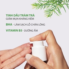 SỮA RỬA MẶT NGỪA MỤN TINH DẦU TRÀM TRÀ 100ML - MILAGANICS