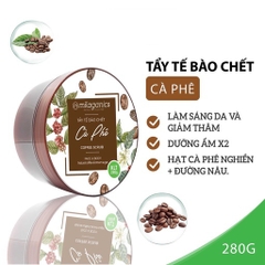 TẨY TẾ BÀO CHẾT BODY & MẶT SCRUB COFFEE WHITENING - MILAGANICS