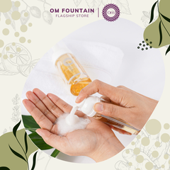 SỮA RỬA MẶT TẠO BỌT NGỪA MỤN VÀ SÁNG DA TRÀM TRÀ VÀ TẢO BIỂN FOAMING FACIAL CLEANSER 100ML - OM FOUNTAIN