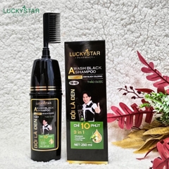 GỘI LÀ ĐEN THẢO DƯỢC CAO CẤP KÈM LƯỢC - LUCKY STAR