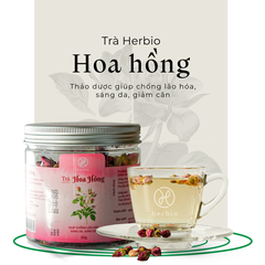 TRÀ HOA HỒNG 50G - HERBIO