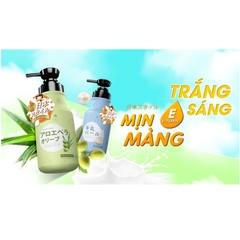 SỮA TẮM DƯỠNG ẨM VÀ TRẮNG DA - HASI 950ml