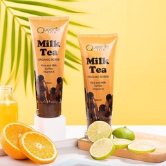 TẨY TẾ BÀO CHẾT MILK TEA 200ML - QUEENIE SKIN