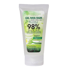 GEL NHA ĐAM DƯỠNG ẨM VÀ LÀM MỀM DA - GEL LÔ HỘI 98% ALOE VERA GEL - MILAGANICS