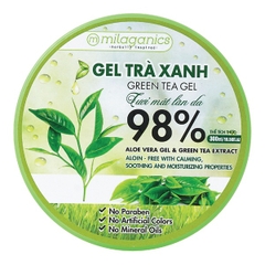 GEL TRÀ XANH CẤP ẨM DA, GIẢM MỤN TỪ TINH DẦU TRÀ XANH TỰ NHIÊN 300ML - MILAGANICS