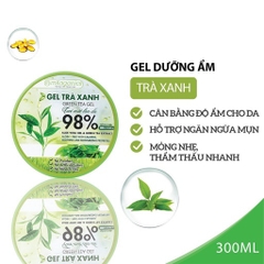 GEL TRÀ XANH CẤP ẨM DA, GIẢM MỤN TỪ TINH DẦU TRÀ XANH TỰ NHIÊN 300ML - MILAGANICS