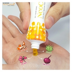 BỘ ĐÔI GIẢM MỤN MỜ THÂM LƯNG, BODY - XÀ PHÒNG SAFFRON 75G VÀ GEL NGHỆ NANO NEOCURMA 20G - NEO ACNES