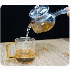 ẤM THỦY TINH PHA TRÀ 450ML - SƯƠNG MAI
