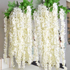 CHÙM HOA GIẢ, HOA FUJI 3 NHÁNH DÀI 1M - MINIFLOWER