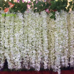 CHÙM HOA GIẢ, HOA FUJI 3 NHÁNH DÀI 1M - MINIFLOWER