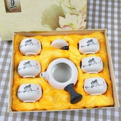 BỘ ẤM PHA TRÀ ĐỊNH CHÂU HOA SEN - SƯƠNG MAI