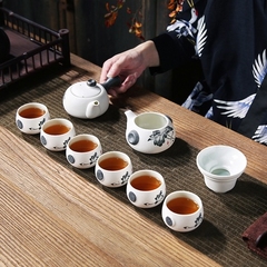 BỘ ẤM PHA TRÀ ĐỊNH CHÂU HOA SEN - SƯƠNG MAI