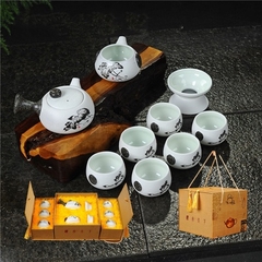 BỘ ẤM PHA TRÀ ĐỊNH CHÂU HOA SEN - SƯƠNG MAI