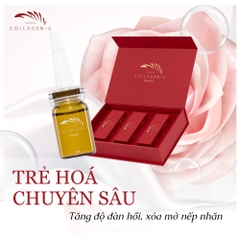 [HỘP] TINH CHẤT COLLAGEN-S LUXURY TRẺ HÓA, PHỤC HỒI DA VÀ DƯỠNG MÔI SAU PHUN XĂM - VIESKIN COLLAGEN - 3 LỌ/HỘP 910.525đ