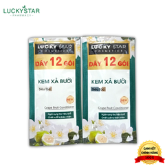 KEM XẢ BƯỞI SIÊU MƯỢT DÂY 12 GÓI - LUCKY STAR