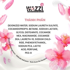 SỮA TẮM DƯỠNG THỂ HƯƠNG HOA ANH ĐÀO 500ML - WAZZI