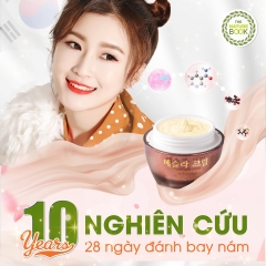 KEM NGỪA NÁM DƯỠNG TRẮNG DA MESLA CREAM 50G - THE NATURE BOOK