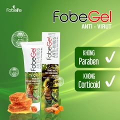 GEL BÔI TÁI TẠO DA, THỦY ĐẬU, ZONA DO VIRUS GÂY NÊN FOBE GEL ANTI VIRUS 15G - FOBELIFE
