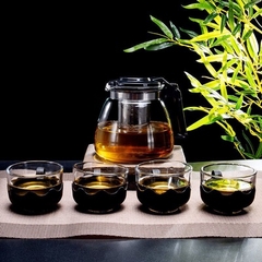 BỘ BÌNH/ẤM CHÉN TRÀ CÓ KHAY LỌC 5 MÓN - GDN