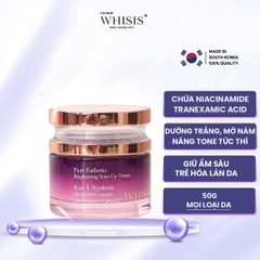 KEM DƯỠNG TRẮNG NÂNG TONE XÓA NHĂN GIẢM NÁM 50G - WHISIS