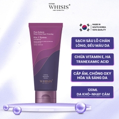 SỮA RỬA MẶT TRẮNG DA VITAMIN E PURE ESTHETIC DEEP CLEAN FOAM CLEANSING 120ML - WHISIS