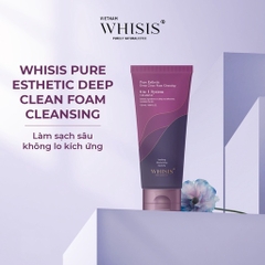 SỮA RỬA MẶT TRẮNG DA VITAMIN E PURE ESTHETIC DEEP CLEAN FOAM CLEANSING 120ML - WHISIS
