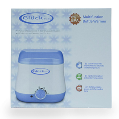 MÁY HÂM VÀ TIỆT TRÙNG 2 BÌNH SỮA ĐA NĂNG - GLUCK BABY