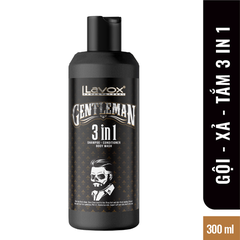 COMBO DẦU GỘI - XẢ - TẮM 3IN1 & LĂN KHỬ MÙI LAVOX GENTLEMAN - LAVOX PROFESSIONAL