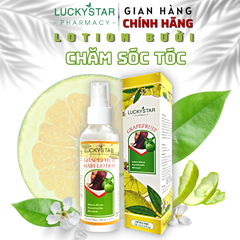 LOTION DƯỠNG TÓC TINH DẦU BƯỞI 100ML - LUCKY STAR