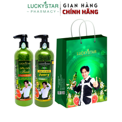 COMBO GỘI XẢ BƯỞI CAO CẤP 850ML - LUCKY STAR