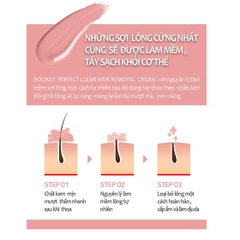 KEM TẨY LÔNG TAY, CHÂN, BODY PERFECT CLEAR HAIR REMOVAL CREAM - HOLIKEY