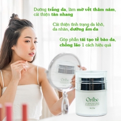 BỘ ĐÔI SẢN PHẨM DƯỠNG TRẮNG DA NGÀY VÀ ĐÊM ORIBE GIÚP DƯỠNG ẨM, TRẮNG DA, CHỐNG LÃO HÓA, MỜ NÁM - ORIBE