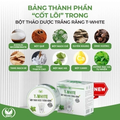 BỘT TRẮNG RĂNG T WHITE - HAPI