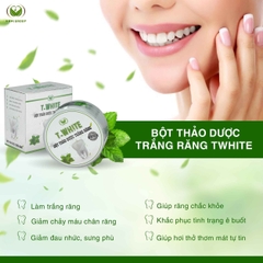 BỘT TRẮNG RĂNG T WHITE - HAPI