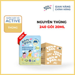 THÙNG 240 GÓI] GEL GIẶT XẢ 2IN1