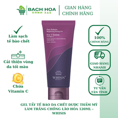 GEL TẨY TẾ BÀO DA CHẾT DƯỢC THẨM MỸ LÀM TRẮNG CHỐNG LÃO HÓA 120ML - WHISIS