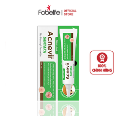 KEM TRỊ MỤN BỌC, MỤN MỦ ACNEVIR (XANH) - SANTAFA