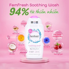 DUNG DỊCH VỆ SINH PHỤ NỮ SOOTHING WASH 250ML - FEMFRESH