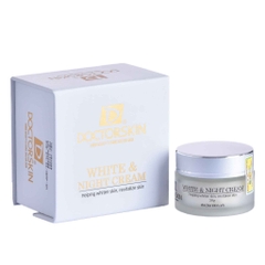 KEM DƯỠNG TRẮNG PHỤC HỒI VÀ NGĂN NGỪA LÃO HÓA DA BAN ĐÊM WHITE & NIGHT CREAM DOCTORSKIN 30G