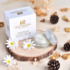 KEM DƯỠNG TRẮNG PHỤC HỒI VÀ NGĂN NGỪA LÃO HÓA DA BAN ĐÊM WHITE & NIGHT CREAM DOCTORSKIN 30G