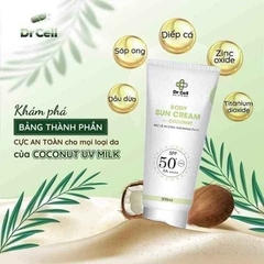 KEM CHỐNG NẮNG BODY DỪA 200G - DR CELL