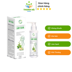 DUNG DỊCH VỆ SINH PHỤ NỮ THẢO MỘC LADY CLEAR KHÁNG VIÊM..150ML - FOR NEW
