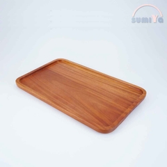 KHAY GỖ HÌNH CHỮ NHẬT, KHAY GỖ DÙNG ĐỂ TRÀ BÁNH HOẶC TRANG TRÍ - SUMIYA