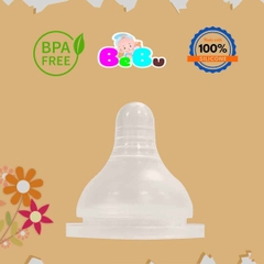 NÚM TY BÌNH SỮA 200ML CỔ HẸP - BEBU