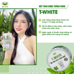 COMBO 2 HỘP BỘT THẢO DƯỢC TRẮNG RĂNG T WHITE - HAPI