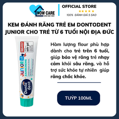 KEM ĐÁNH RĂNG TRẺ EM JUNIOR CHO TRẺ TỪ 6 TUỔI - DONTODENT