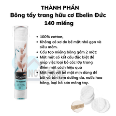 BÔNG TẨY TRANG HỮU CƠ - EBELIN