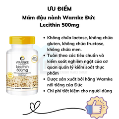 VIÊN UỐNG TINH CHẤT MẦM ĐẬU NÀNH - WARNKE