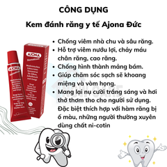 KEM ĐÁNH RĂNG Y TẾ 25ML - AJONA