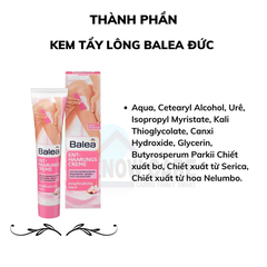 KEM TẨY LÔNG NỘI ĐỊA ĐỨC - BALEA